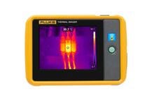 Pocket Thermal Imager back view with thermal image displayed